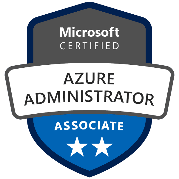 Badge Microsoft Certified: Azure Administrator Associate